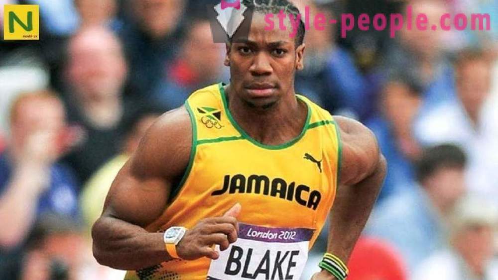 Sprinter jamaican Yohan Blake
