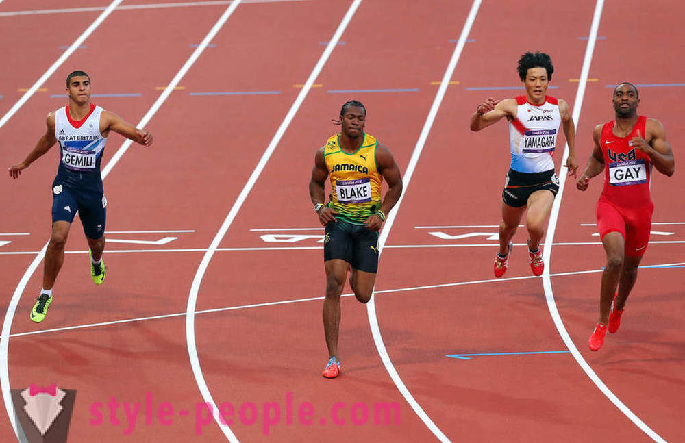 Sprinter jamaican Yohan Blake