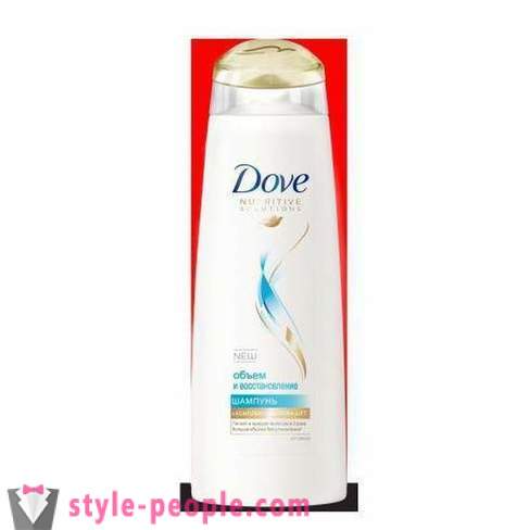 Revizuirea și comentarii despre șampon „Dove. Volumul și restore“