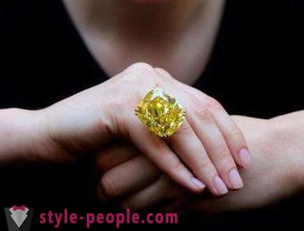 Diamant galben: proprietăți, origine, extracție și interesante fapte