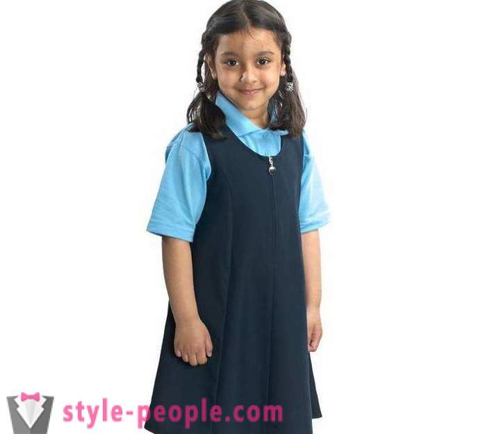 Stiluri de modă de școală rochii. rochie școlară pentru elevii seniori și clasa intai