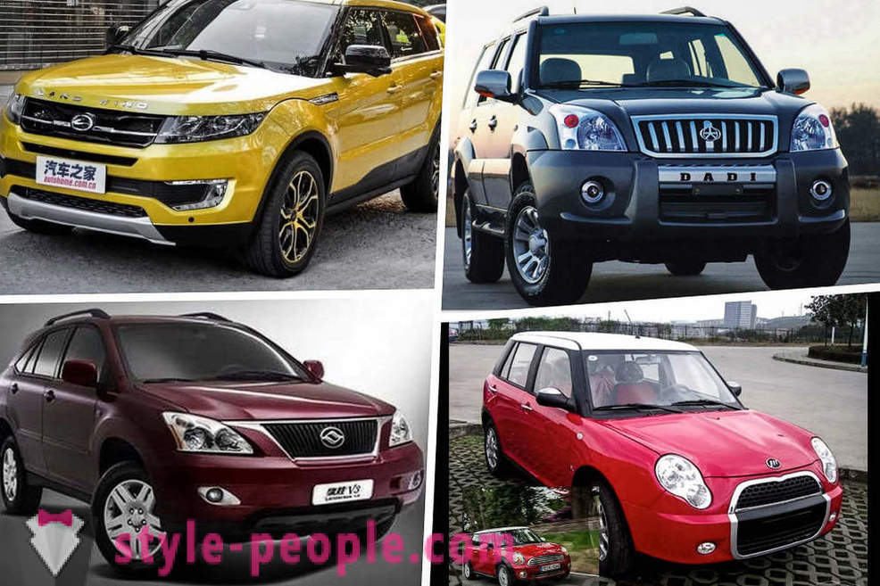 Chinezii copie mașini