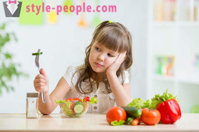 Cum să învețe un copil să mănânce legume