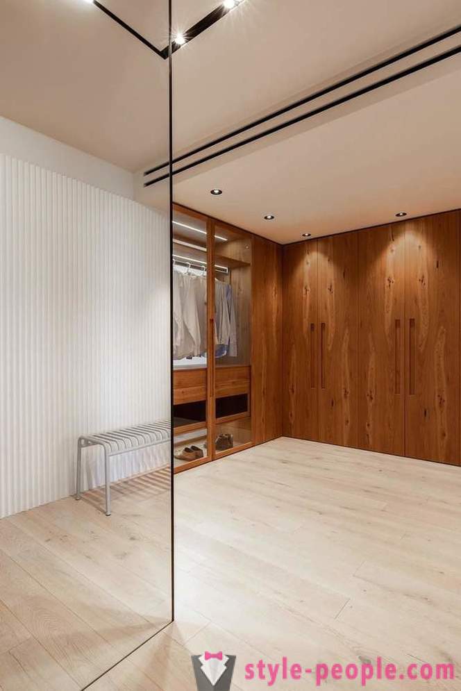 Interiorul minimalistă a apartamentului 78 de metri pătrați în Kiev