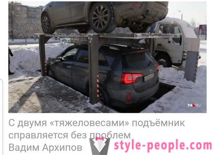 Rețeaua deranjat video de la Chelyabinsk cu parcare subterana