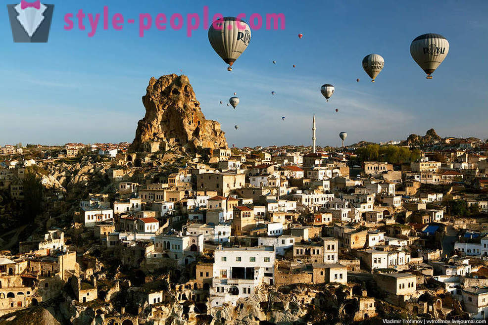 Cappadocia este o vedere ruscuță
