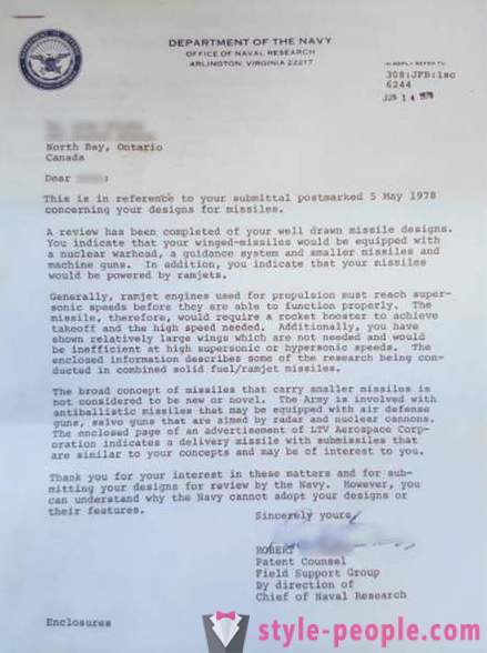 Pentagonul a răspuns la scrisoarea de 40 de ani mai târziu