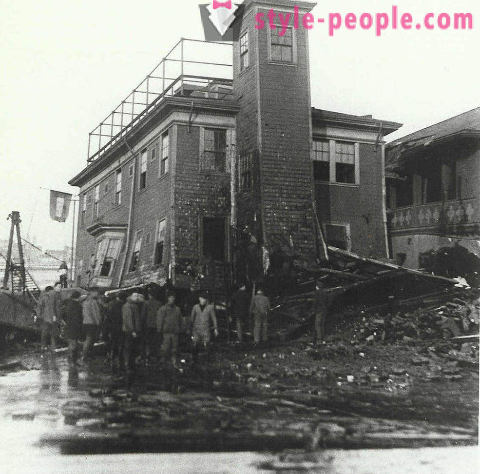 Imagini istorice de inundații de zahăr din Boston