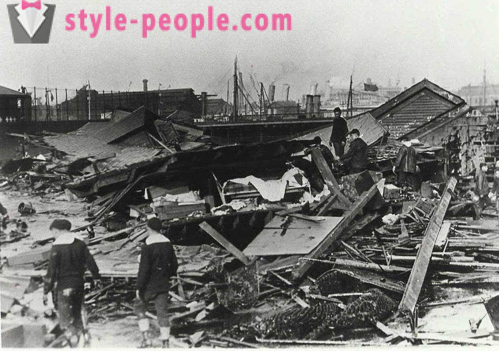 Imagini istorice de inundații de zahăr din Boston