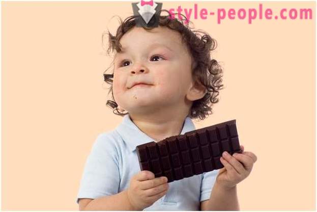 Copilul iubește ciocolata: utilizarea de bunatati