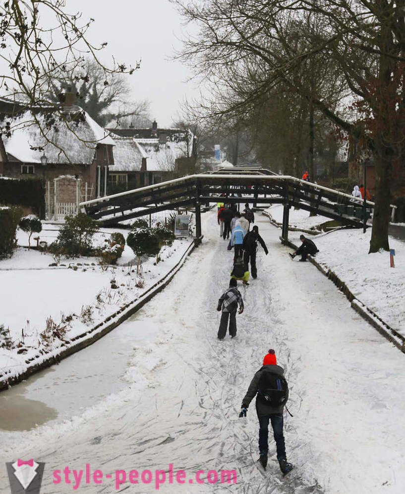 Satul fără drumuri în Țările de Jos