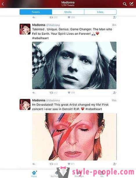 Fanii rămas bun de la David Bowie