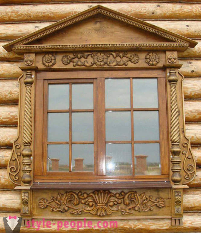 Ce fereastră vorbesc rame de case din Rusia