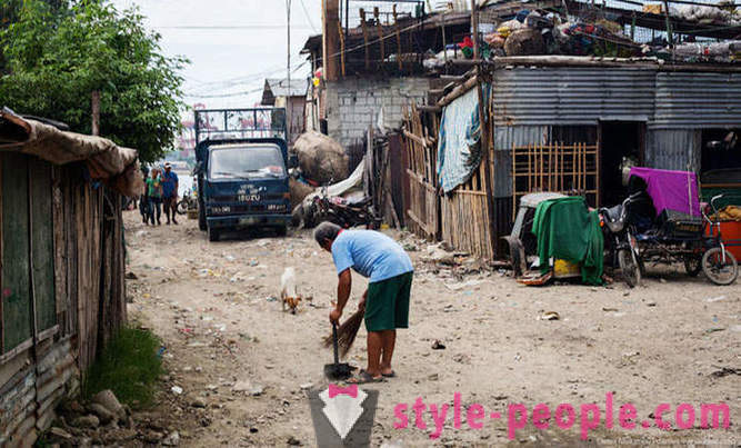 Viața în cartierele sărace din Manila