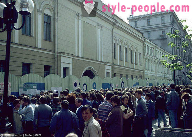 Plimbare la Moscova în 1989