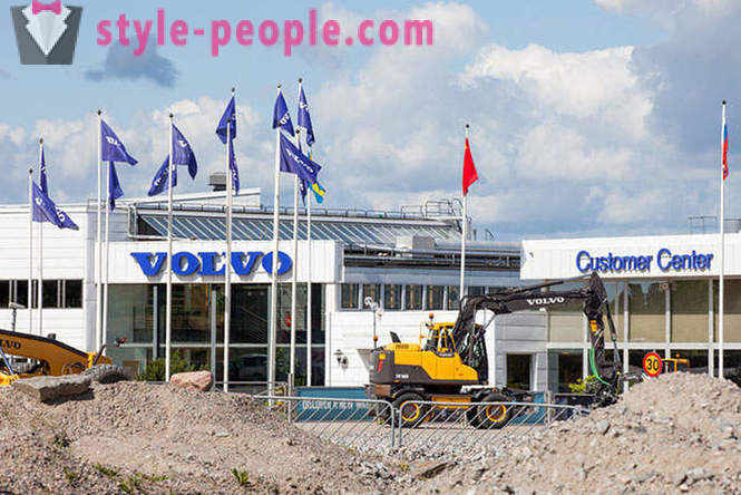 Poligon Volvo Construction Equipment din Suedia