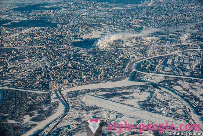Iarna Moscova șopârliță vedere