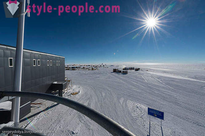 Antarctica stație la Polul Sud