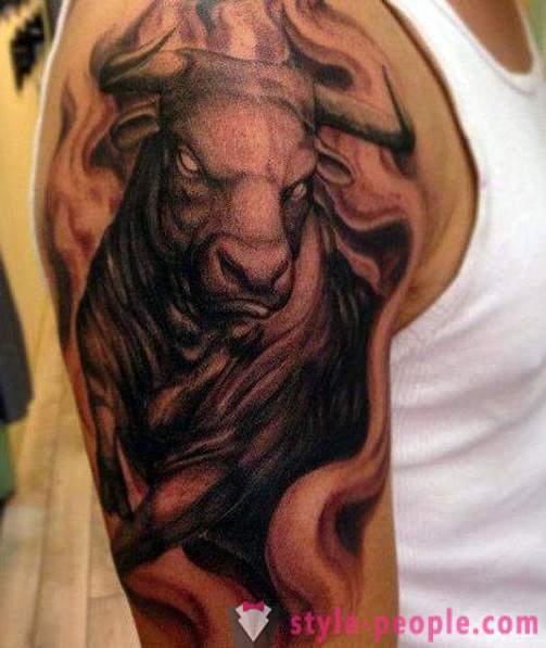 Tatuaj „Bull“ - valoarea desen pe corp
