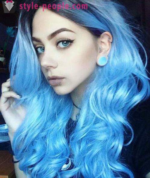 Fata cu părul albastru: caracteristici, descrieri și fapte interesante