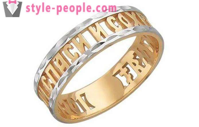Golden Ring „Salvați și Protect“: cum să poarte, valoare