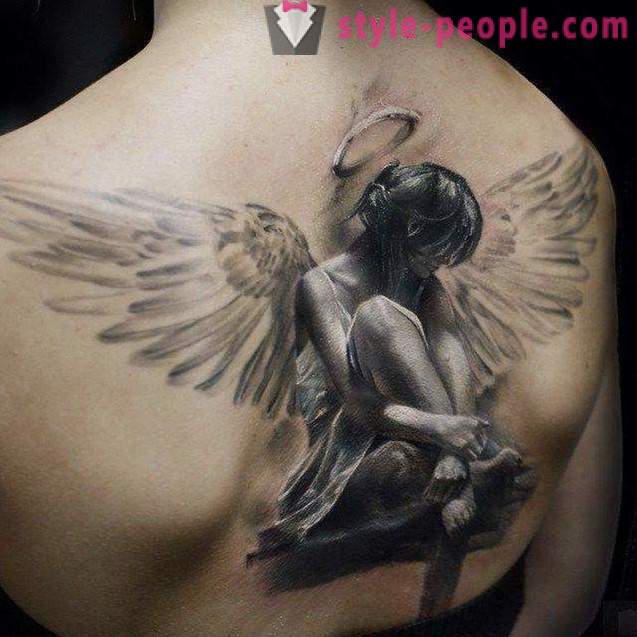 Tatuaj valoare înger