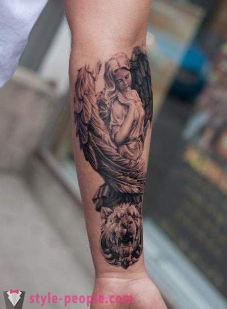 Tatuaj valoare înger