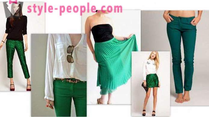 Culoare Emerald: ce se combină în mod corespunzător haine