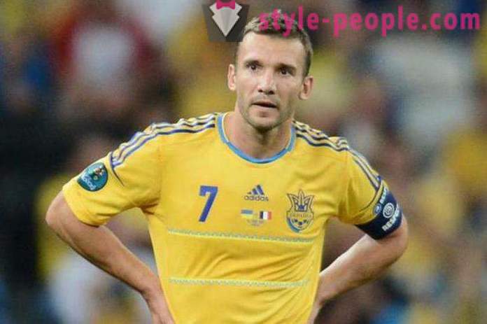 Fotbalist Andriy Shevchenko: biografia, viața personală, cariera sport