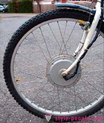 Roți Dotată pentru un dispozitiv de biciclete, principiul de funcționare, eficiența utilizării