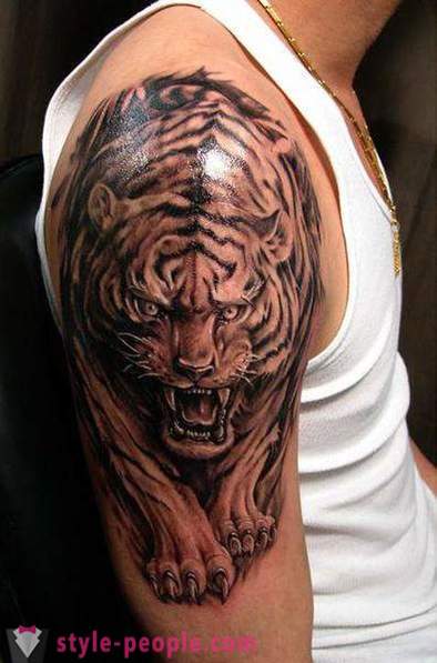 Valoarea principală a unui tatuaj tigru