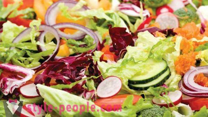 Dieta salata dietetice: rețete de gătit cu fotografii. salate ușoare