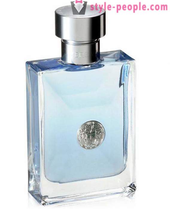 O selecție bogată de parfumuri astfel de mărci renumite ca „Versace“. parfum pentru barbati