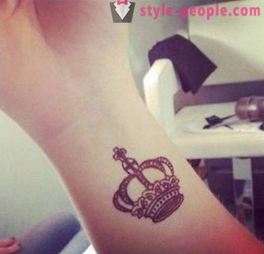 Tatuaj „Crown“: importanța tatuaje și fotografii