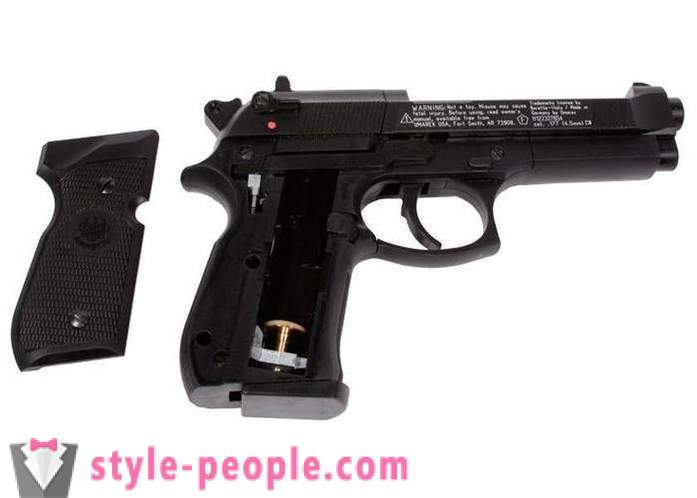 Pistol „Beretta“ pneumatice: caietul de sarcini, comentarii și fotografii