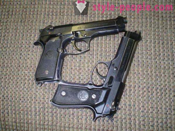 Pistol „Beretta“ pneumatice: caietul de sarcini, comentarii și fotografii