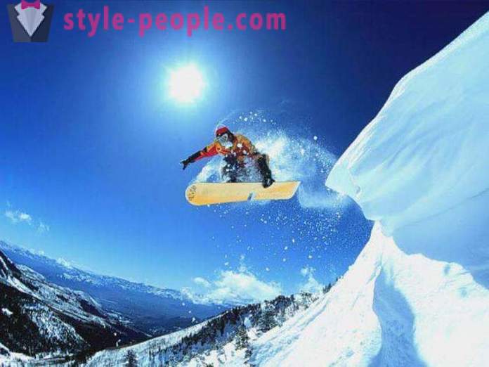 Snowboarding. echipament de schi, snowboarding. Snowboarding pentru incepatori