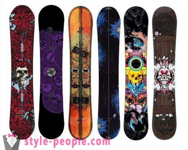 Cum de a alege un snowboard? Dimensiune snowboard. Snowboard - caracteristici, fotografii